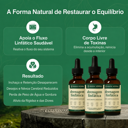 Gotas de Drenagem Linfática Mayaverra®